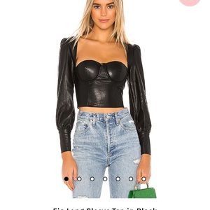 NWT Fia Long Sleeve Top in Black
NBD
